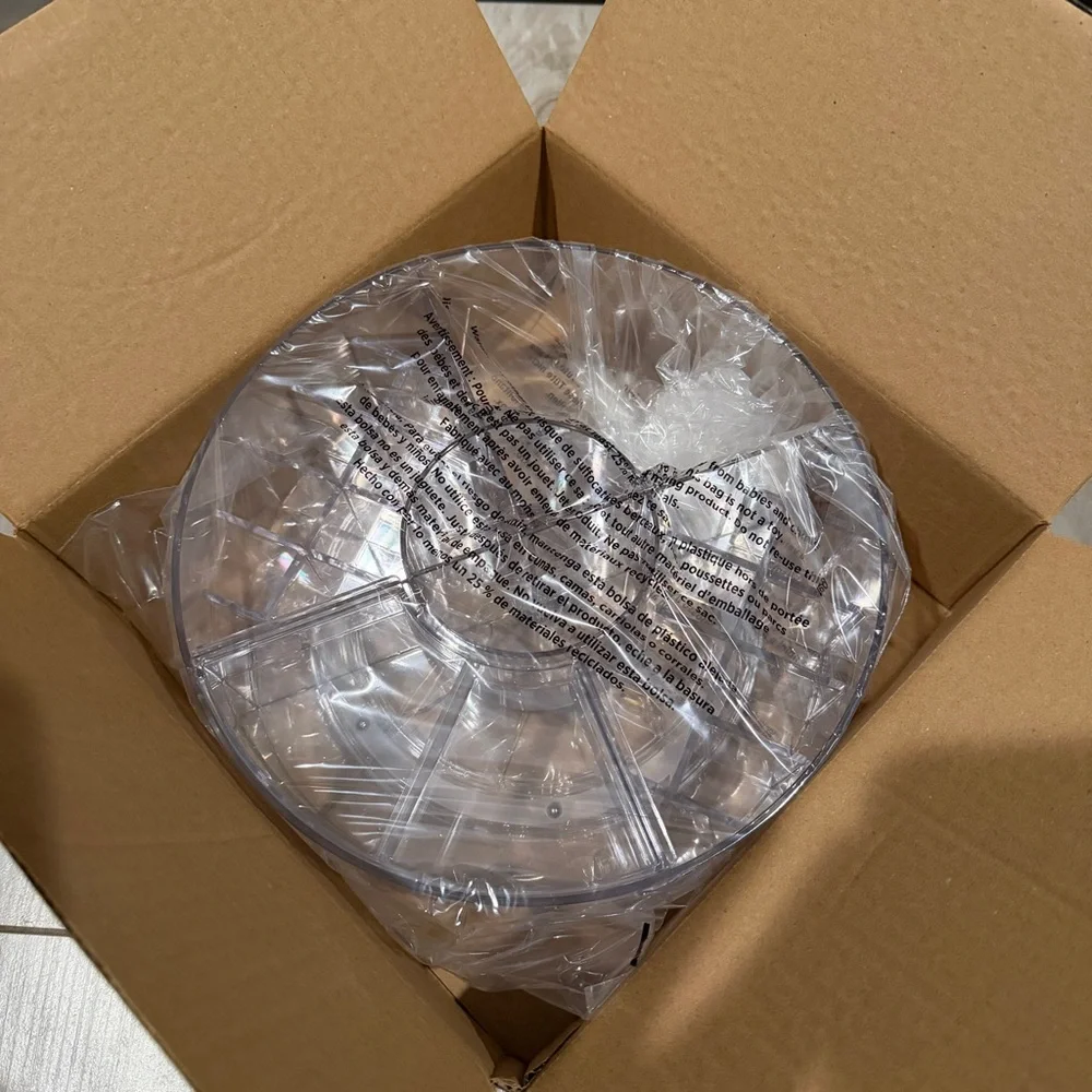 iDESIGN Lazy Susan Spinning Cosmetic Organizer, Clear